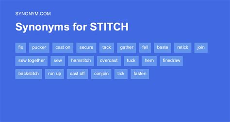 lags synonym|another word for stitch.